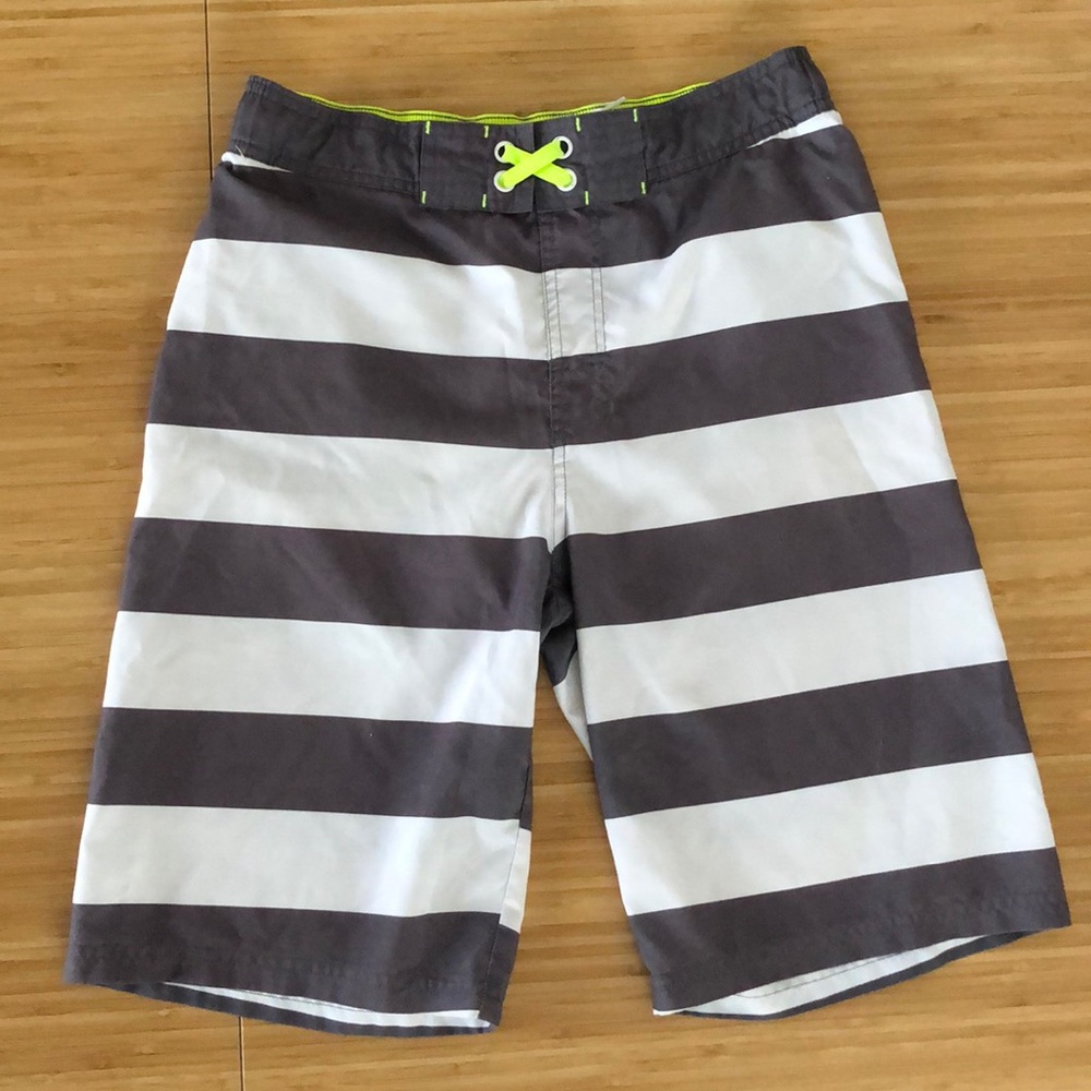 CAT & JACK | Boys Striped Swim Trunks XL
